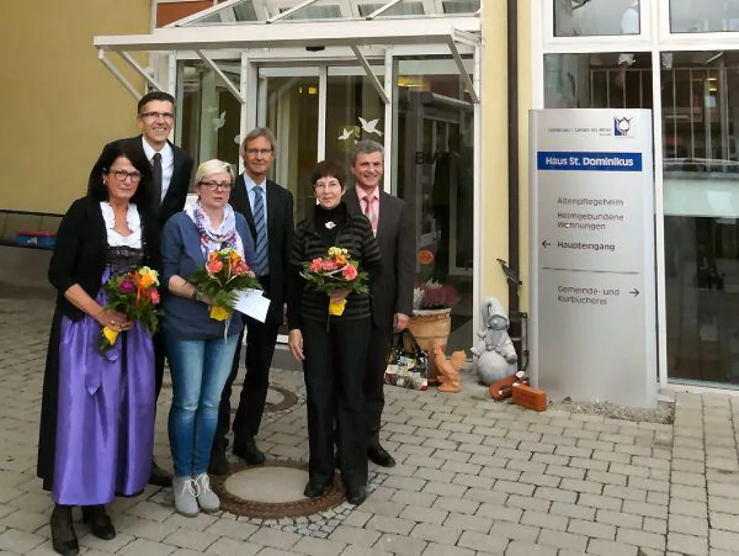 Feierten gemeinsam zehn Jahre Haus St. Dominikus in Bad Grönenbach