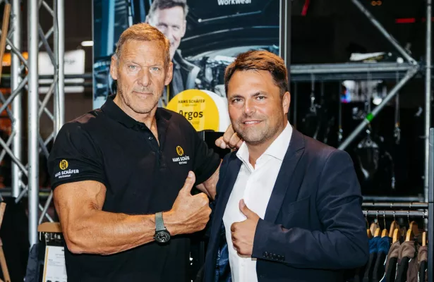 Bild: Die neue Initiative "Motivation Handwerk" von Ralf Moeller und Hans Schäfer Workwear