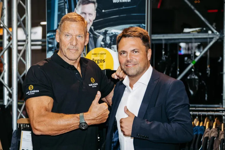 Bild: Die neue Initiative "Motivation Handwerk" von Ralf Moeller und Hans Schäfer Workwear