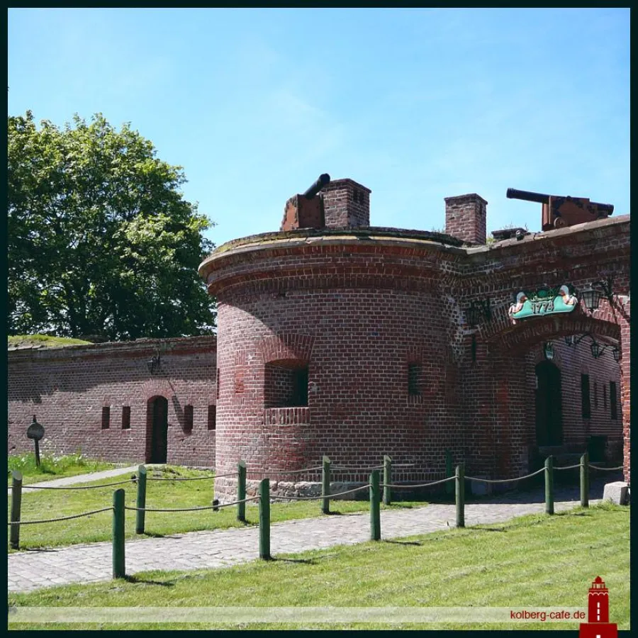 Die Morast-Redoute am Hafen von Kolobrzeg