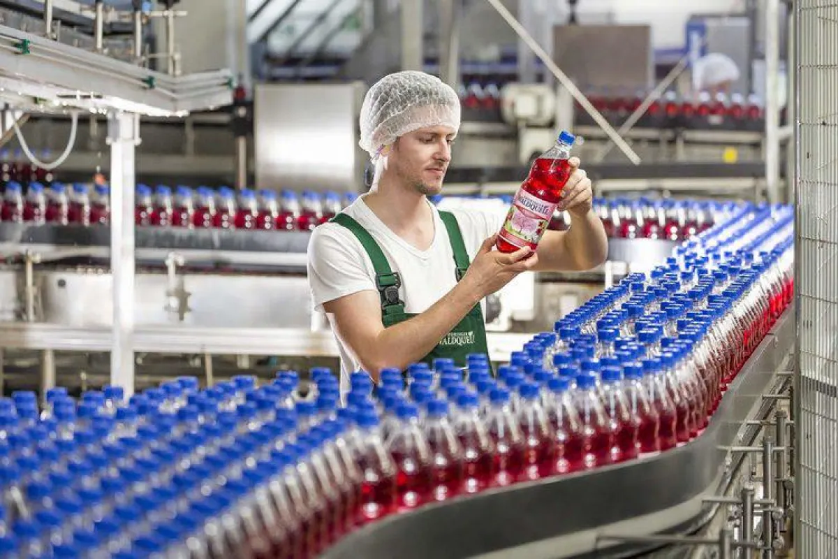 Limonadenabfüllung bei Thüringer Waldquell