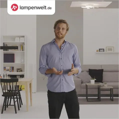 Bild: Helle, komfortable Beleuchtung in Wohn- und Esszimmer - Neues Ratgeber-Video der Lampenwelt GmbH