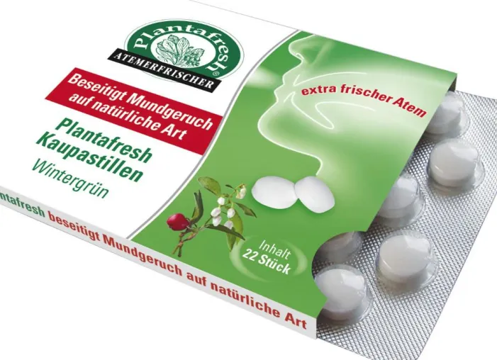 Bild: Plantafresh® Atemerfrischer – Die Kaupastille für natürlich frischen Atem