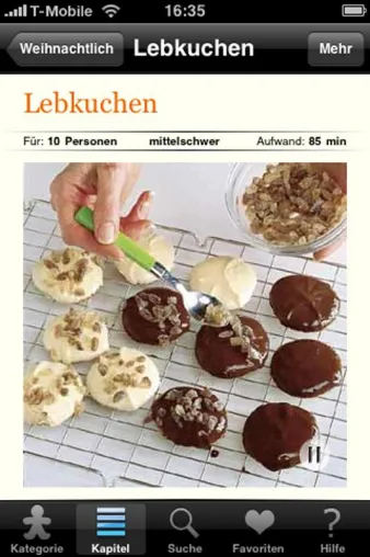 Bild: Backen mit dem Smartphone: Leckere Rezepte für feines Weihnachtsgebäck und mehr
