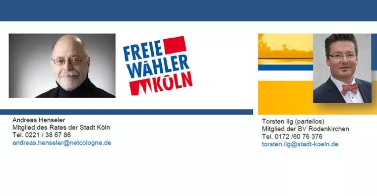 Bild: Freie Wähler und Torsten Ilg kritisieren Stadtbahnplanung im Kölner Süden