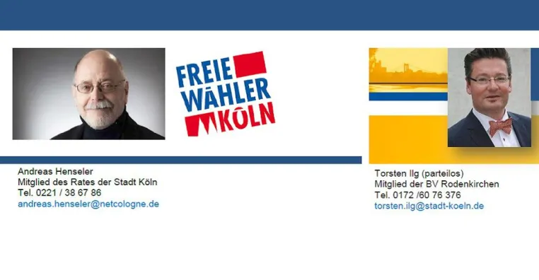 Bild: Freie Wähler und Torsten Ilg kritisieren Stadtbahnplanung im Kölner Süden