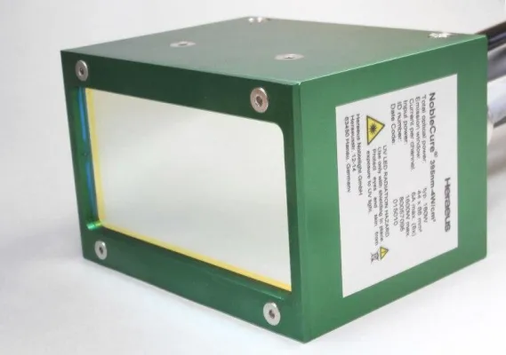 NobleCure® – neue UV-LED Lösung für Druckanwendungen Bild: NobleCure® – neue UV-LED Lösung für Druckanwendungen