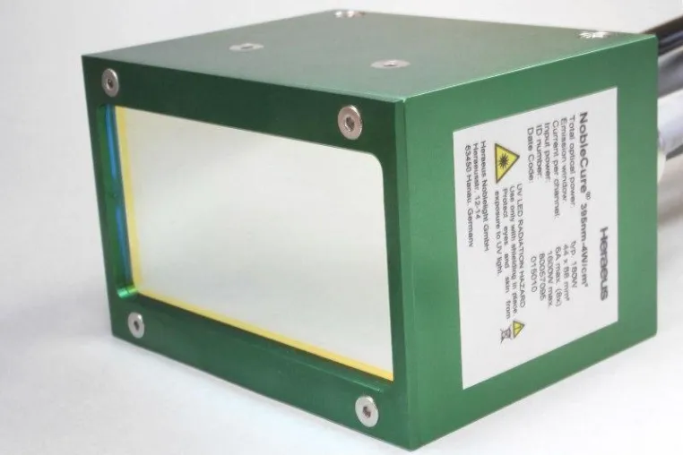 NobleCure® – neue UV-LED Lösung für Druckanwendungen Bild: NobleCure® – neue UV-LED Lösung für Druckanwendungen