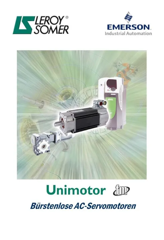 UNIMOTOR FM: Bürstenlose AC-Servomotoren von LEROY SOMER