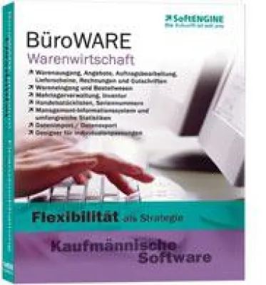Bild: BüroWARE ist die Softwarelösung für kleine und mittelständische Unternehmen