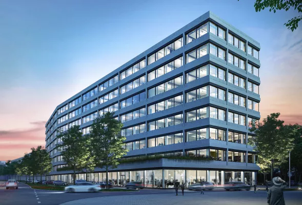 Bild: Bereit für die digitale Dekade der Superlative: die zukunftsweisenden Büroflächen des EC2 in Gera.