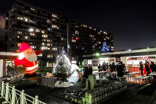 Bild: GWG-Gruppe spendet alle Einnahmen aus weihnachtlichem Mieterfest im Hallschlag