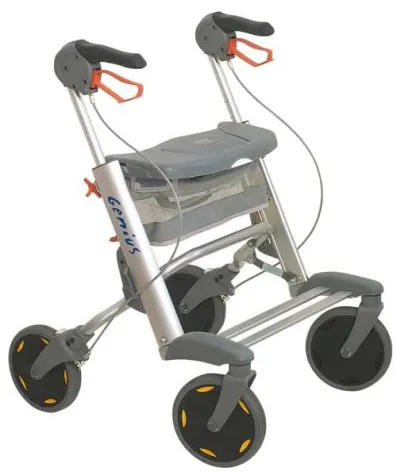 Bild: Rollator: Als Gehhilfe haben leichte Rollatoren große Vorteile für die kraftschonende Mobilität
