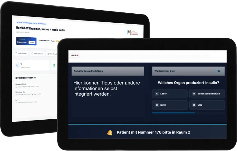 Bild: Jeden Monitor intelligent steuern: bentob it media stellt meconta Cloud Signage vor