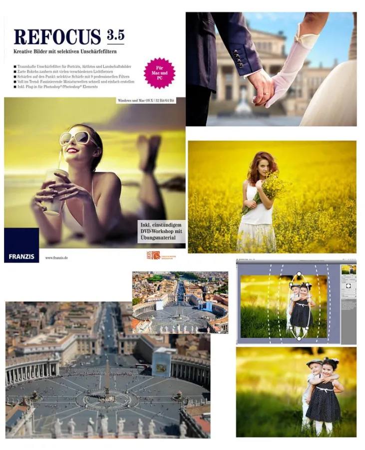 Franzis Refocus 3.5 - Kreative Fotos durch selektive Unschärfefilter