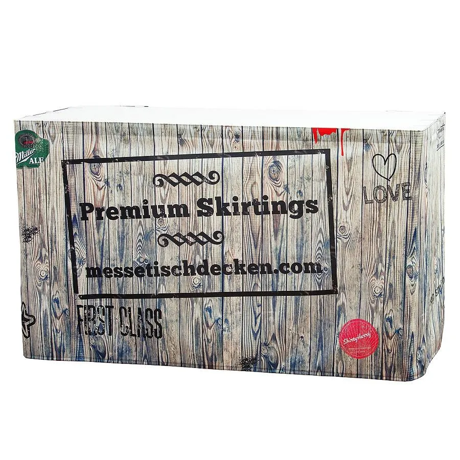 Bedruckte Tischdecken & Premium Skirtings