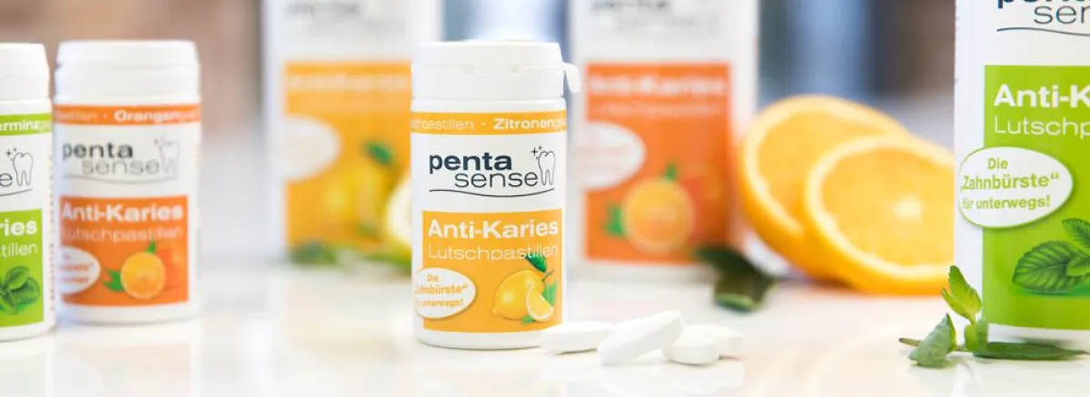 penta-sense Anti-Karies-Lutschpastillen - Zahnpflege ab 3 Jahren