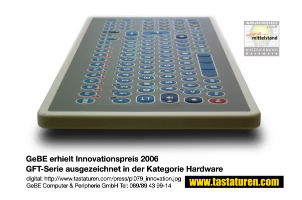 Bild: GeBE erhielt Innovationspreis 2006 der Initiative Mittelstand