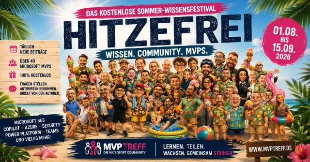 Bild: Hitzefrei 2026: 43 kostenlose Tech-Impulse aus der Microsoft-Community