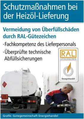 Bild: Schutzmaßnahmen bei der Heizöl-Lieferung