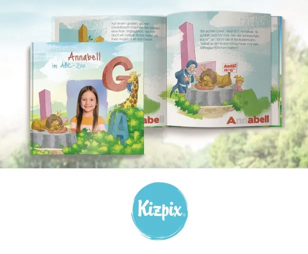 Bild: Personalisierbare ABC-Geschichtenbücher mit Fotos und Avataren von Kizpix
