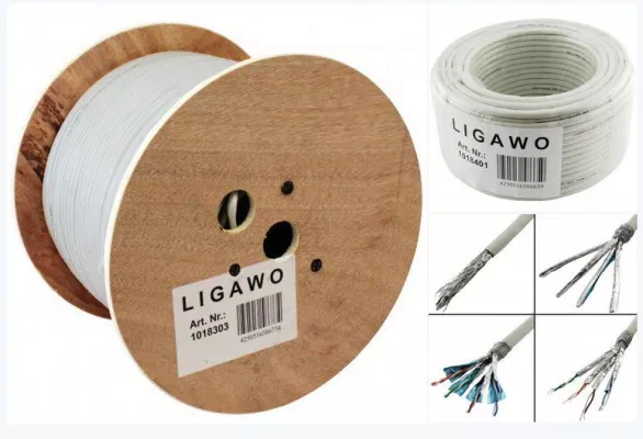 Bild: Ligawo präsentiert brandneue Cat.6 Kabel in 3 verschiedenen Ausführungen
