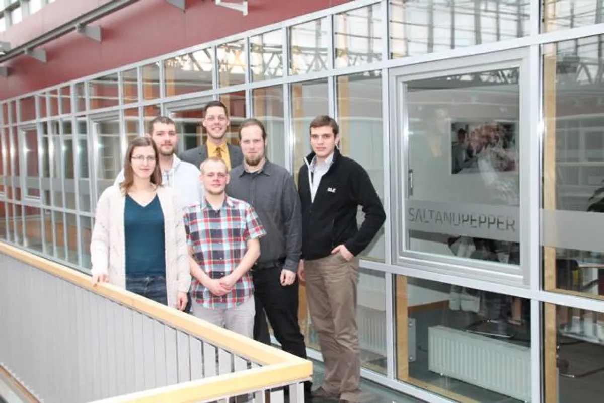 (v.l.n.r.) M. Taddiken, T. Hillebrand, A.Meyer (S+P), Y. Auth, D. Horch, K. Tscherkaschin