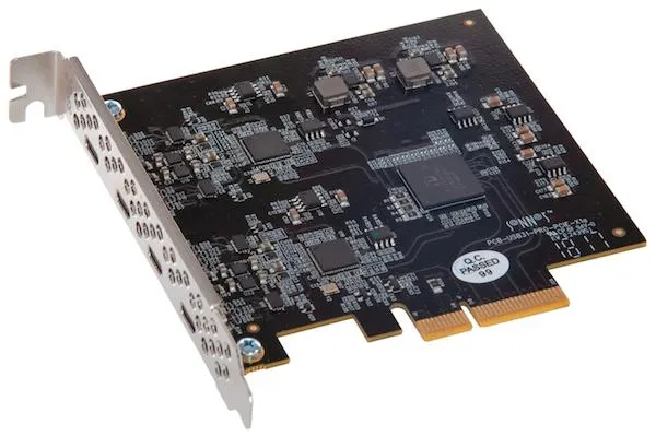 Bild: Sonnet präsentiert zwei neue SuperSpeed USB 10Gbps PCI Express® (PCIe®) Adapterkarten mit je vier Ports