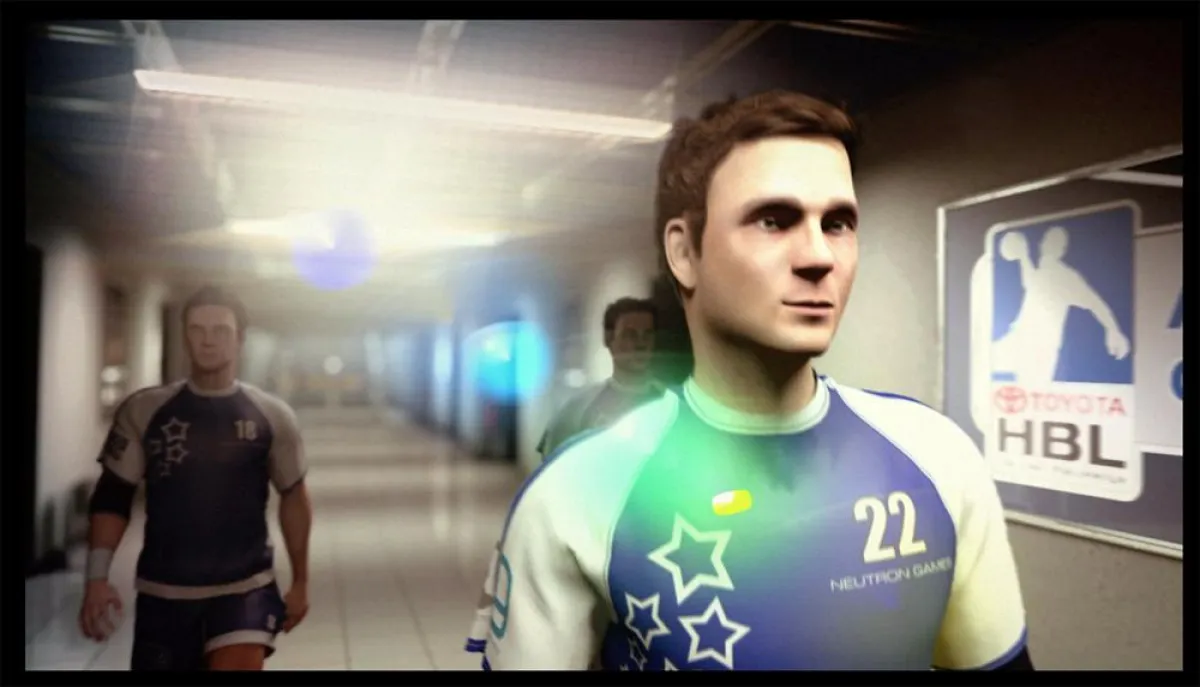 Screenshot aus Handball Challenge Game-Trailer.