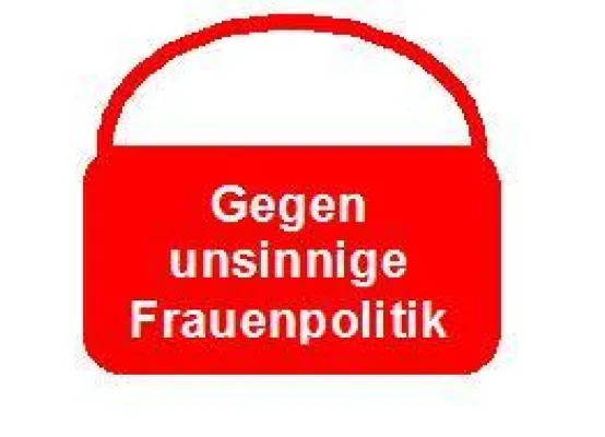 Rote Handtaschen gegen kurzsichtige Frauenpolitik? Bild: Rote Handtaschen gegen kurzsichtige Frauenpolitik?