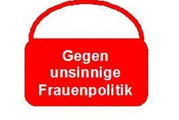 Bild: Rote Handtaschen gegen kurzsichtige Frauenpolitik?
