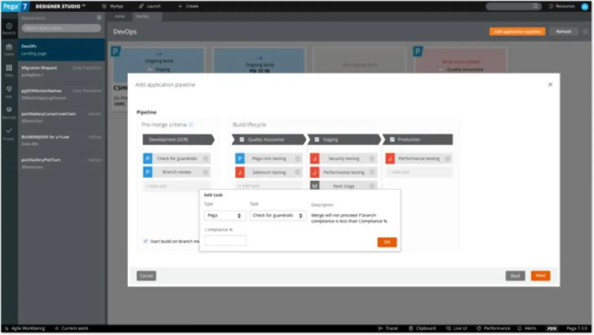 Pega Deployment Manager