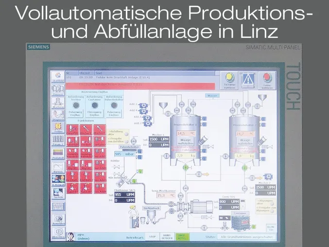 Bild: Moderne Produktion - Made in Austria! Patentierte Düngetechnologie wird in Linz produziert und abgefüllt.