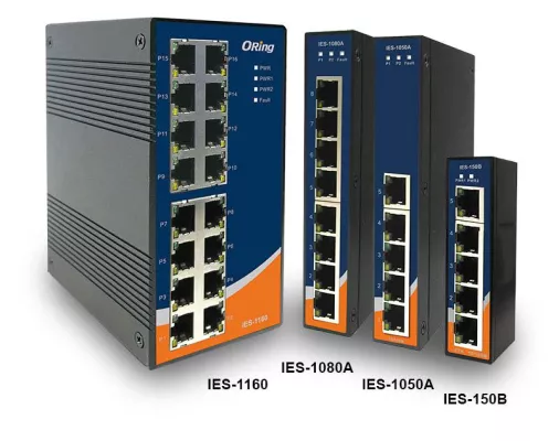 Bild: Riesiges Ethernet Switch Sortiment
