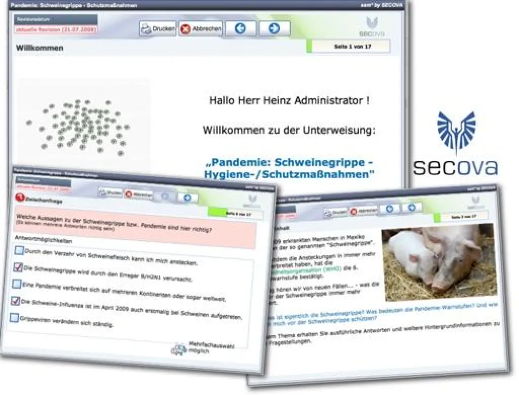 Betriebliche Unterweisung in Sachen Pandemie