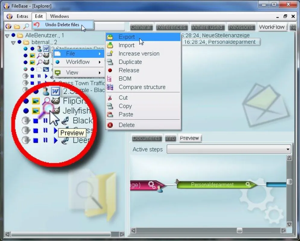 FileBase Screenshot