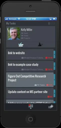 Update für Mindjet Mobile App erleichtert das Arbeiten von unterwegs Bild: Update für Mindjet Mobile App erleichtert das Arbeiten von unterwegs