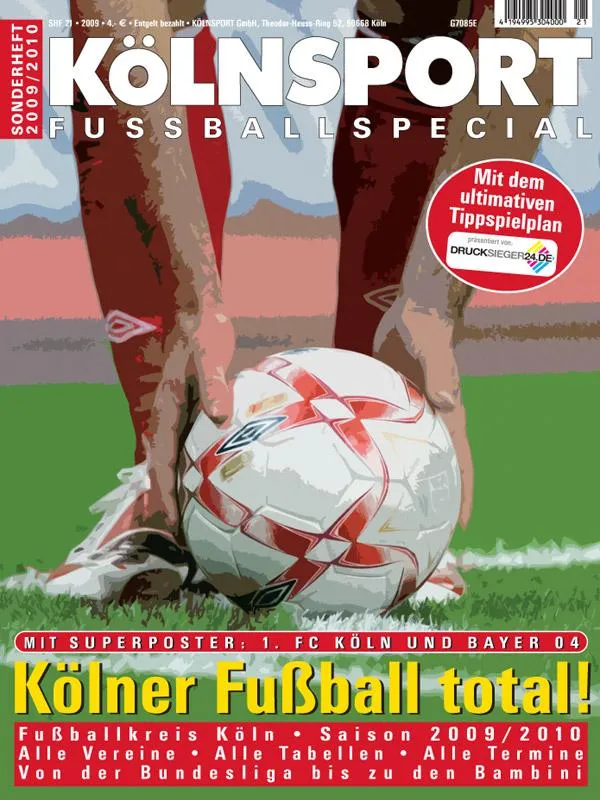 Jetzt im Zeitschriftenhandel: das KÖLNSPORT-FUSSBALLSPECIAL 2009