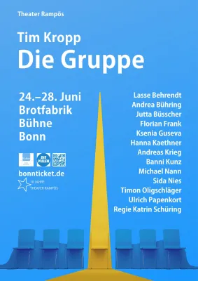 Theater Rampös präsentiert: Die Gruppe – Eine psychotherapeutische Tragikomödie von Tim Kropp Bild: Theater Rampös präsentiert: Die Gruppe – Eine psychotherapeutische Tragikomödie von Tim Kropp