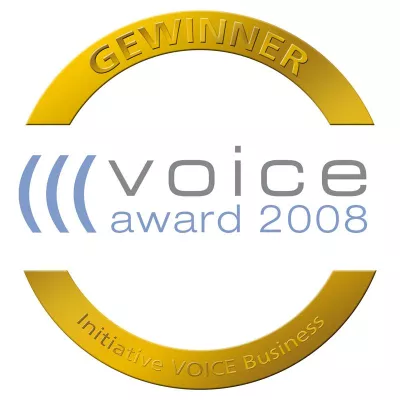 NEW.EGO gewinnt für debitel den Voice Award 2008 Bild: NEW.EGO gewinnt für debitel den Voice Award 2008