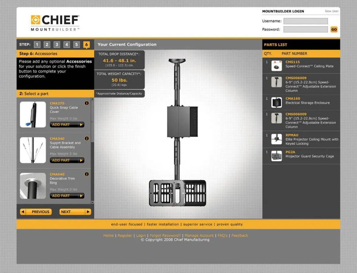 Revolutionär: der MountBuilder von Chief