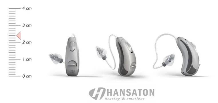 Bild: Hörsystem sound SHD stream von HANSATON verbindet sich mit jedem Telefon mit Bluetooth® Konnektivität*