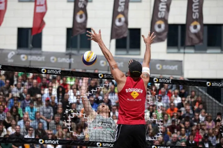 Bild: Ein Stück Australien am Ostsee Strand.