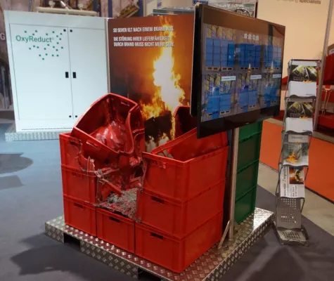 Bild: Zuverlässige Brandschutzlösungen für Lager und Logistik – WAGNER beim Deutschen Logistik-Kongress 2014