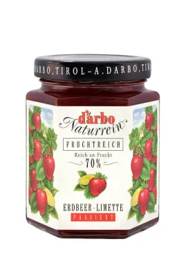 Fruchtiger Start in 2013 mit den zwei neuen Konfitüren von Darbo: Maraska Weichsel und Erdbeer-Limette Bild: Fruchtiger Start in 2013 mit den zwei neuen Konfitüren von Darbo: Maraska Weichsel und Erdbeer-Limette