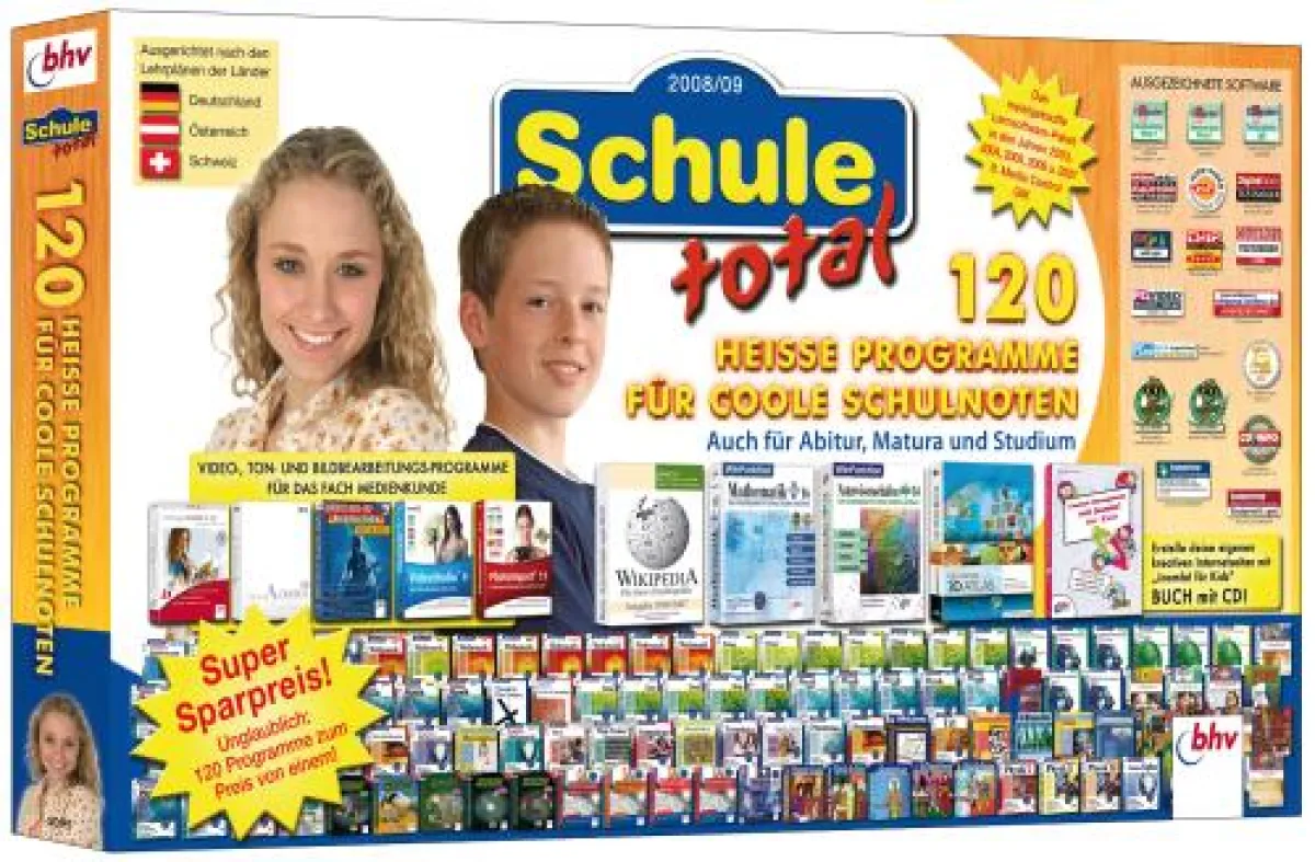 Universelle Lernsoftware in der Schule total.