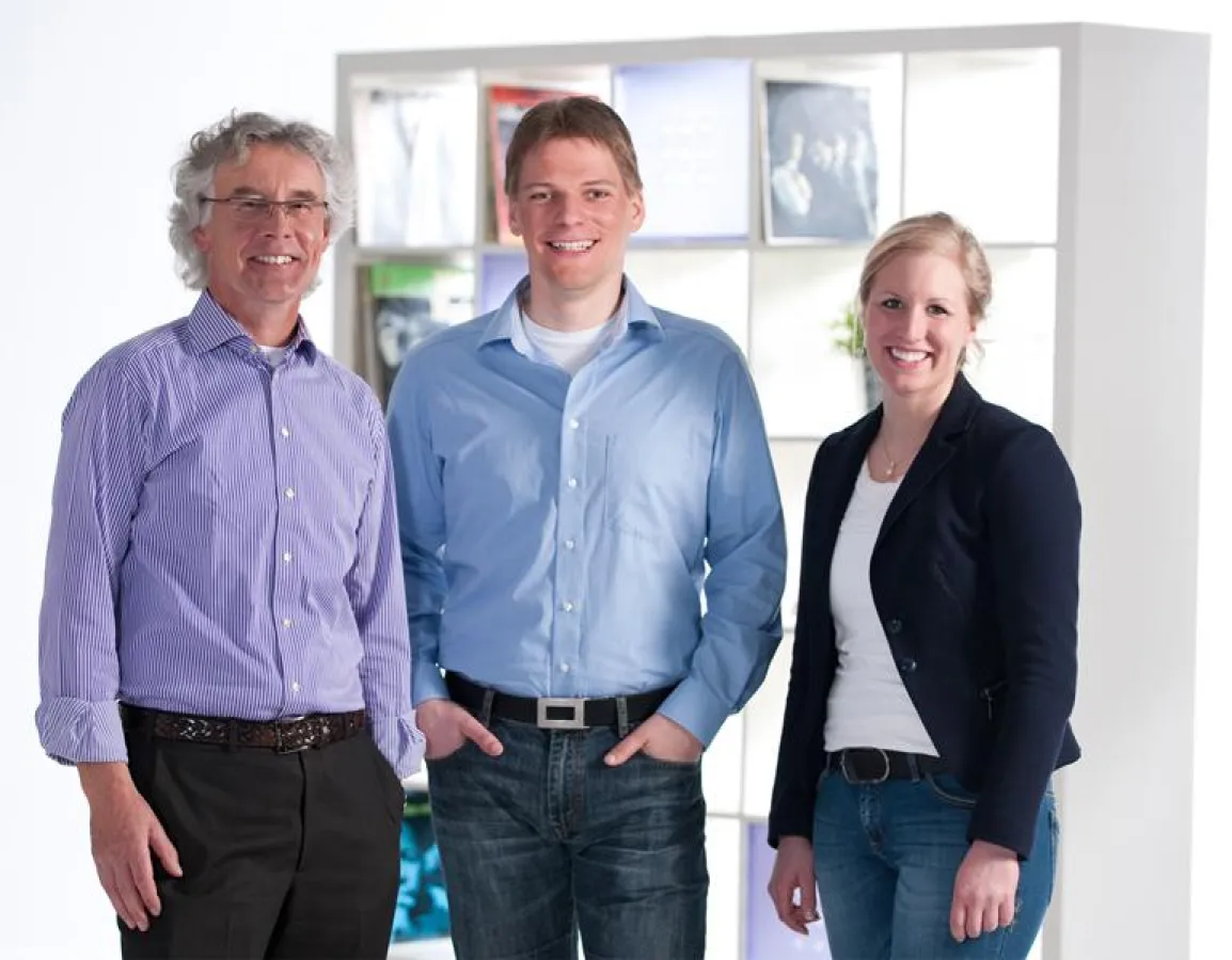 Achim Nierbeck (Gesell.), Andreas Piephans (Geschäftsf. Gesell.), Anne-Katrin Kröger (Marketing)