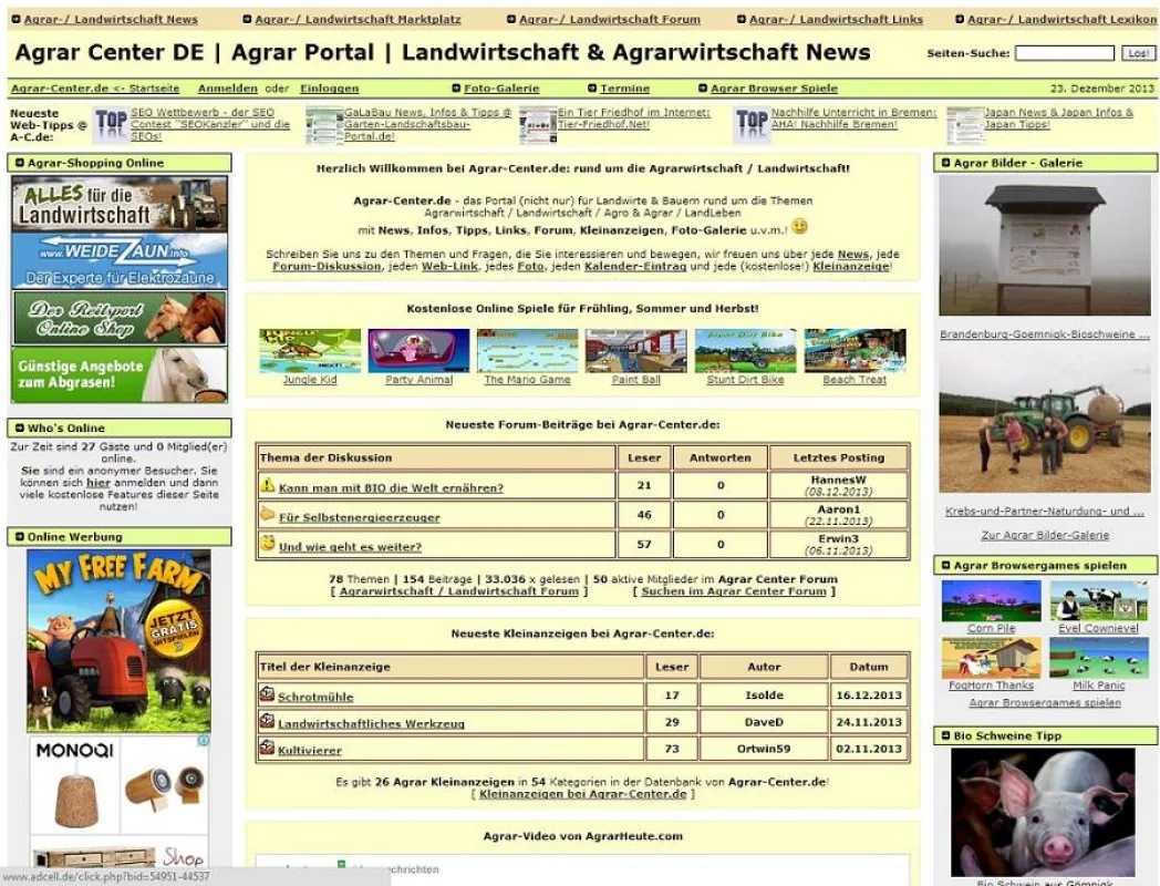 Agar-Center.de - rund um Landwirtschaft & Agrarwirtschaft!