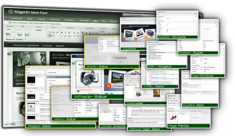 Bild: Frontend CMS-Editor für Magento