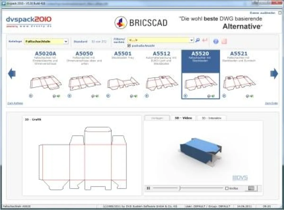 Faltschachtel-Katalog